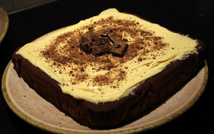 Gâteau au chocolat et au beurre de cacahuète